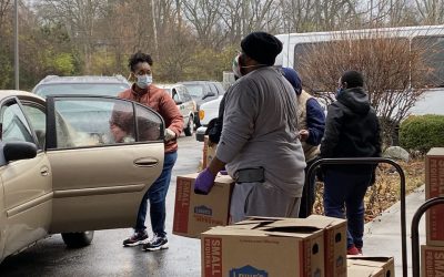 St. Luke Missionary Baptist church gives out 150 boxes of Thanksgiving food to those in need